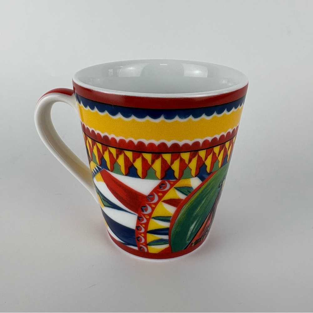 Dolce Gabbana Casa Porcelain Carretto Mug Regina - Picture 4 of 8